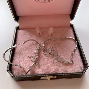 Juicy Couture Heart Earrings